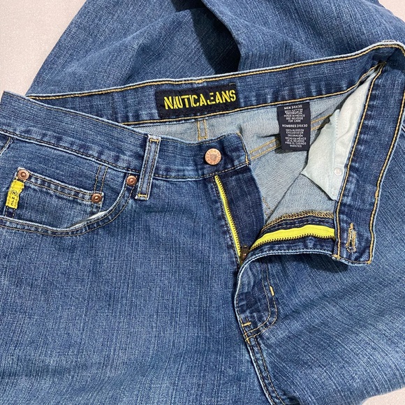Nautica Blue Relaxed Straight Fit Jeans 34 x 30 - Picture 2 of 2
